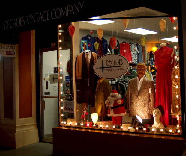 Decades Vintage Company Christmas Window