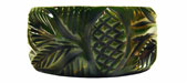 deeply carved vintage bakelite bangle bracelet