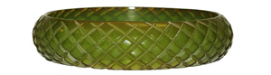 vintage carved bakelite bangle