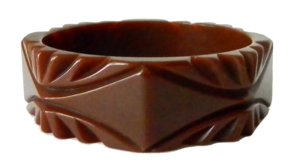 octagonal art deco bakelite bangle bracelet