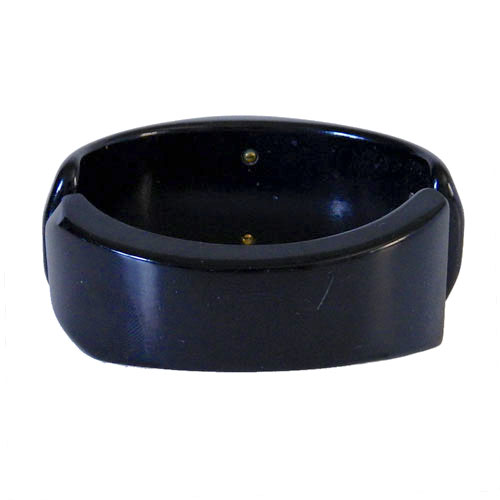 black bakelite bracelet