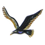 bakelite bird in flight brooch