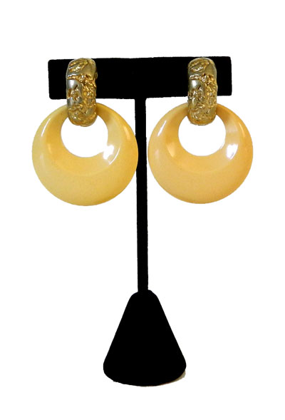 Kenneth J Lane bakelite earrings