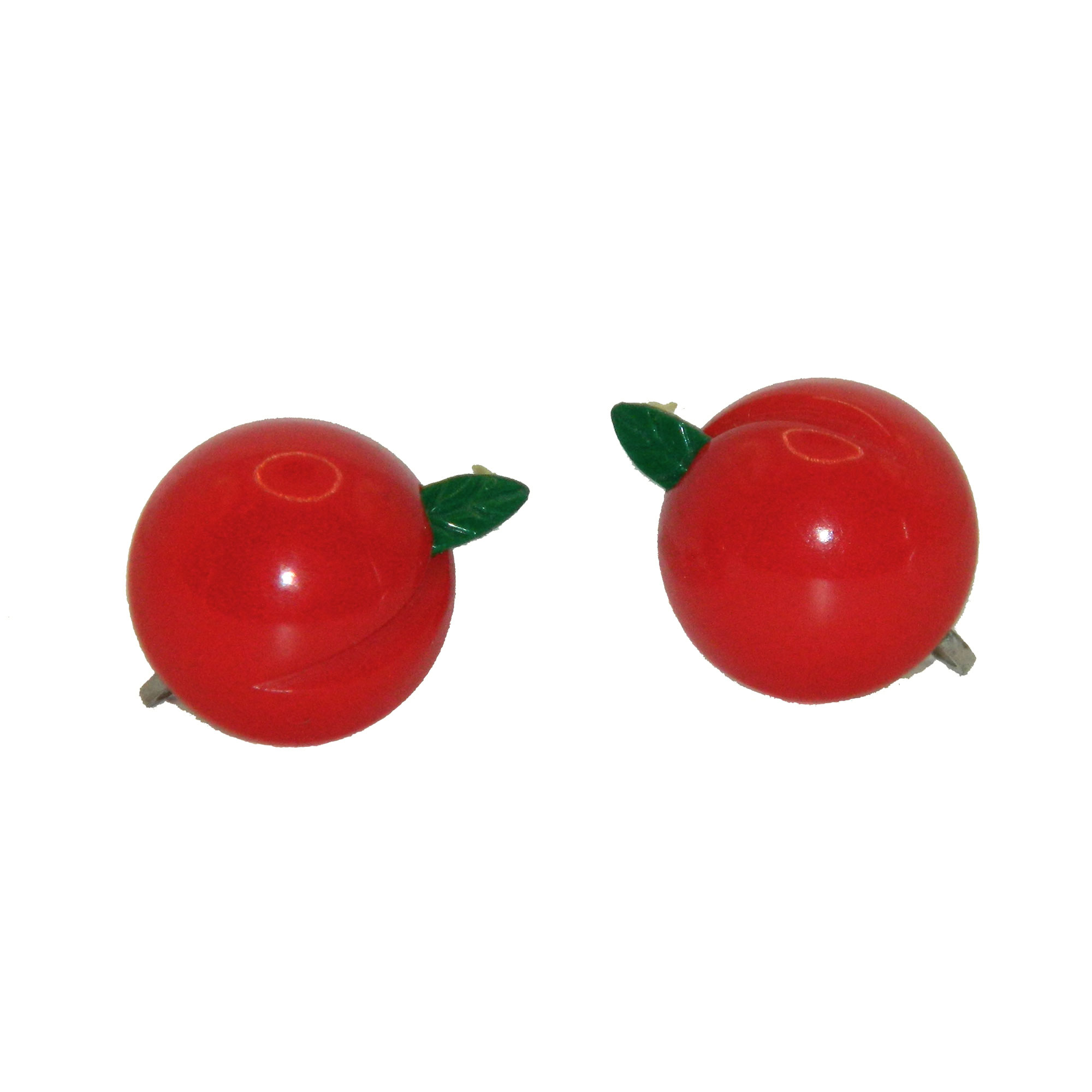 bakelite cherry earrings