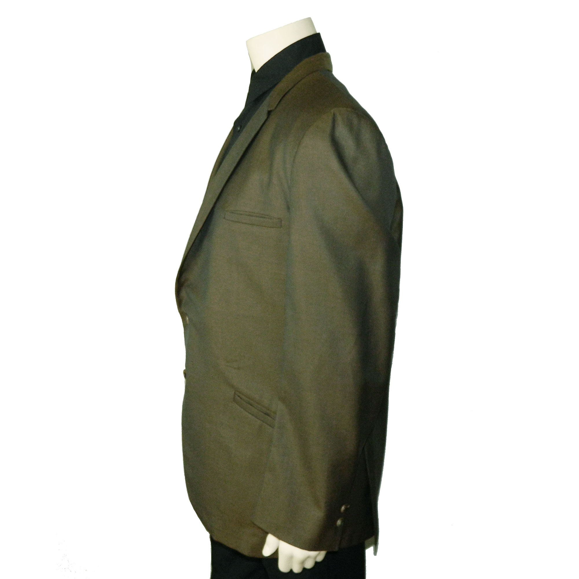 1960s green/gold sharkskin blazer