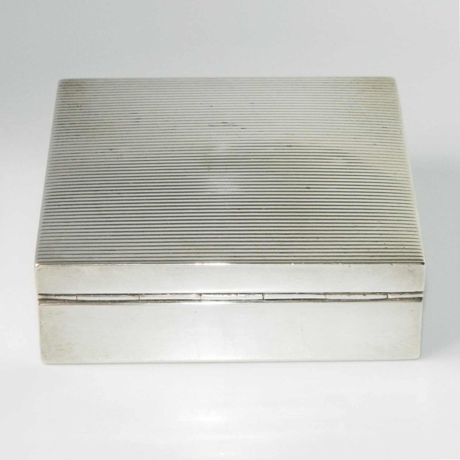 Sterling silver cigarette box