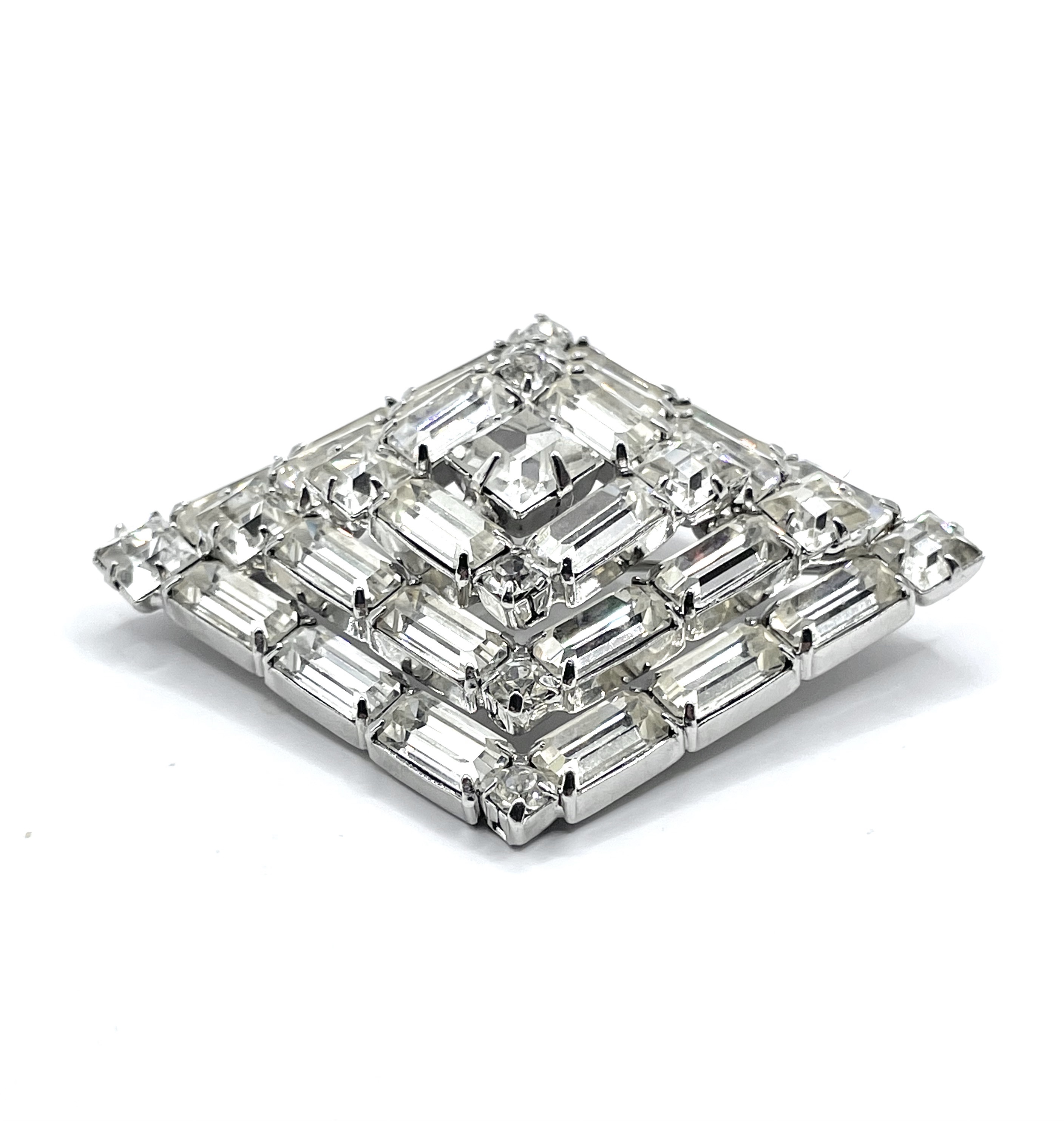 rhinestone diamond brooch