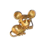 Avon mouse brooch