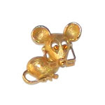 mouse brooch