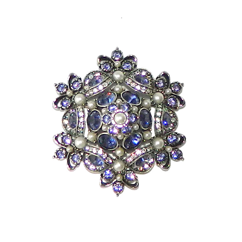 Joan Rivers snowflake brooch
