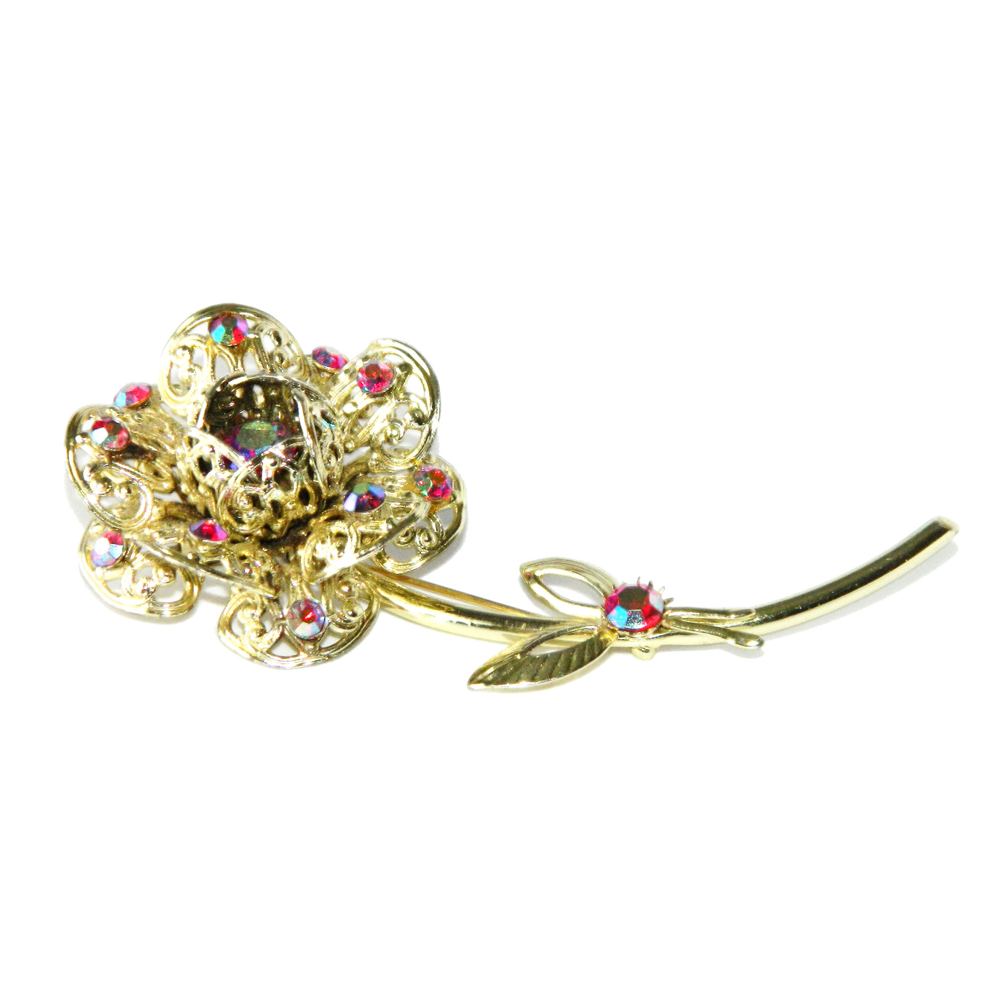 1960s Sarah Coventry flower brooch