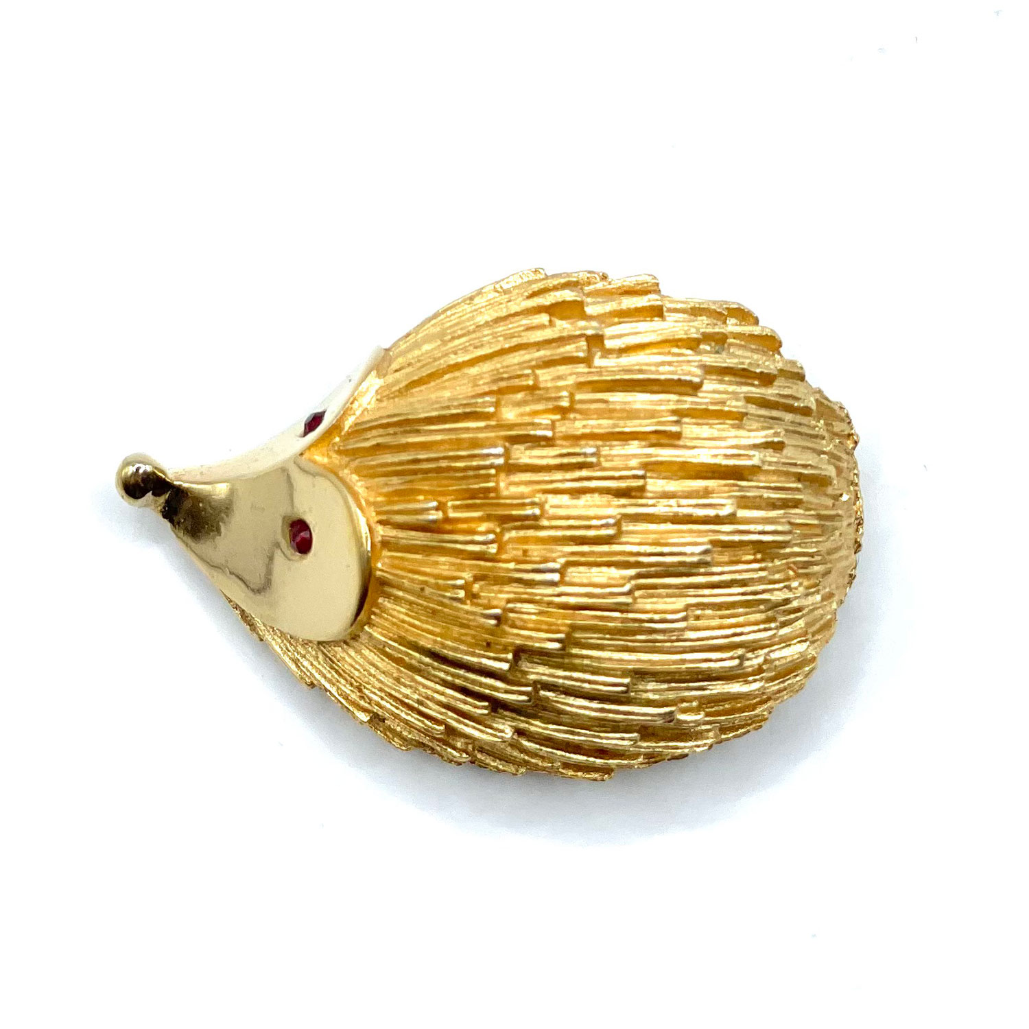 Hedgehog brooch by Sarah Coventry