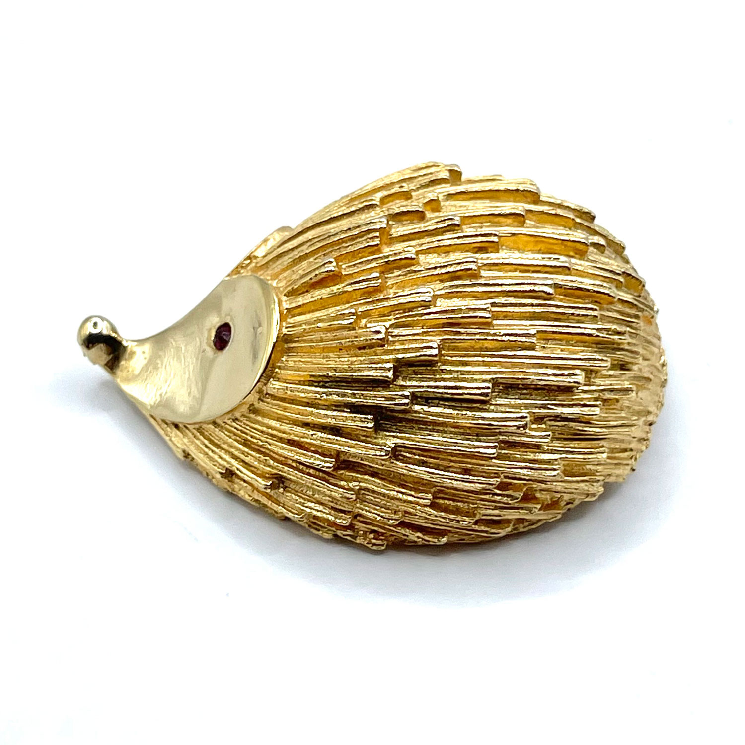 Hedgehog brooch by Sarah Coventry