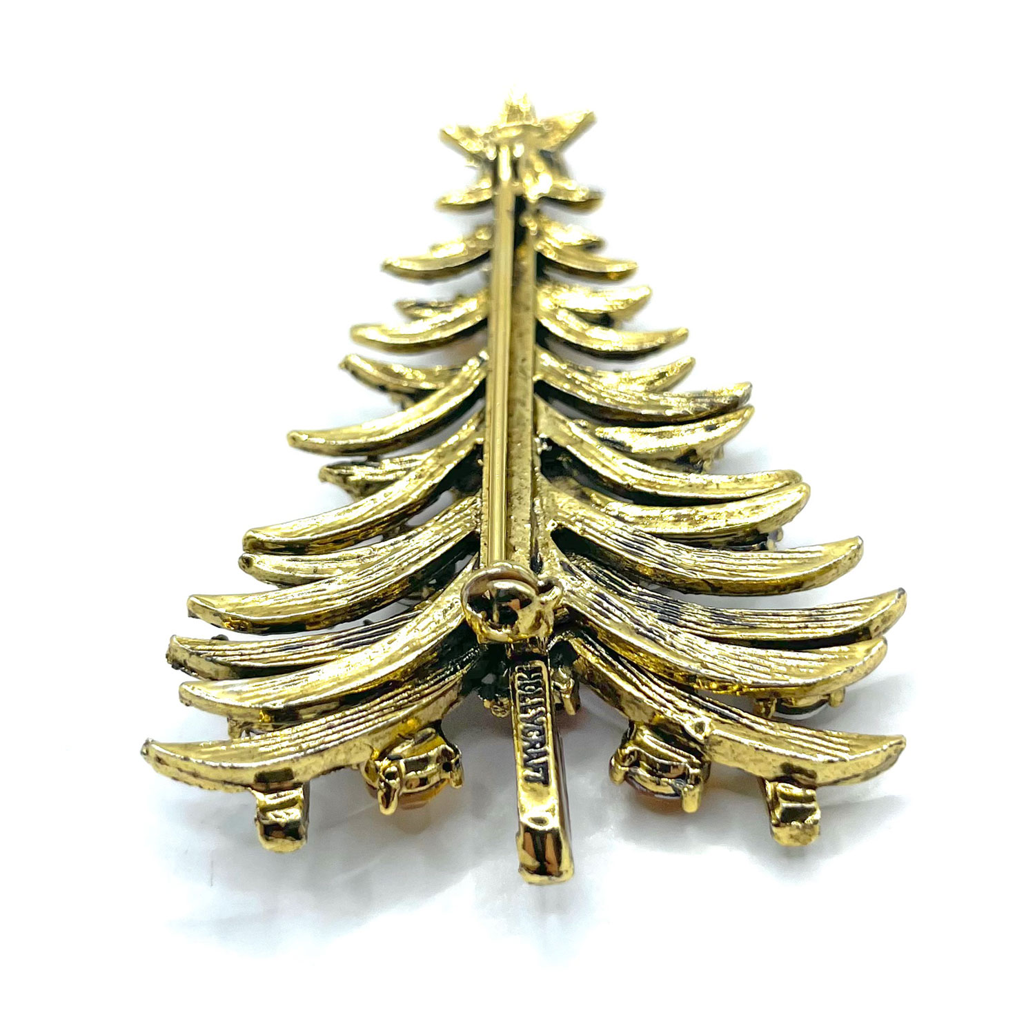 vintage Christmas tree pin