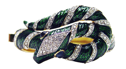 Trifari snake bracelet