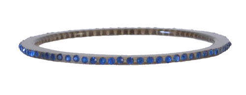 1950's lucite clamper bangle bracelet with rhinestones