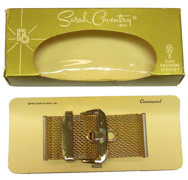 1960's Sarah Coventry belt bracelet