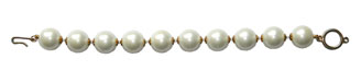 vintage faux pearl bracelet