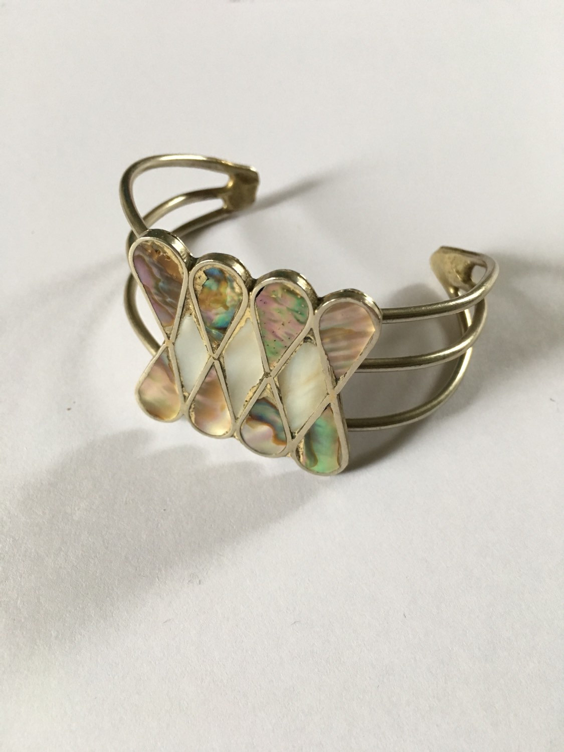 abalone cuff bracelet