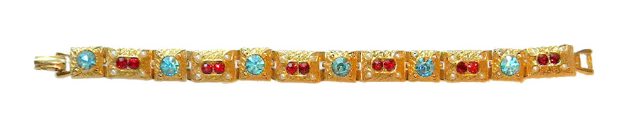 1950s rhinestone bracelet by Art