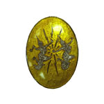 enameled Siam silver brooch