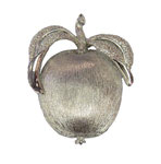 Sarah Coventry apple brooch