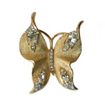 Trifari butterfly brooch