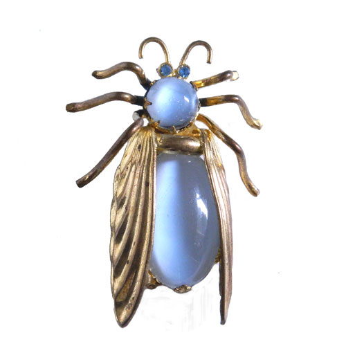 Vintage insect brooch