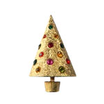 Corocraft Christmas tree brooch