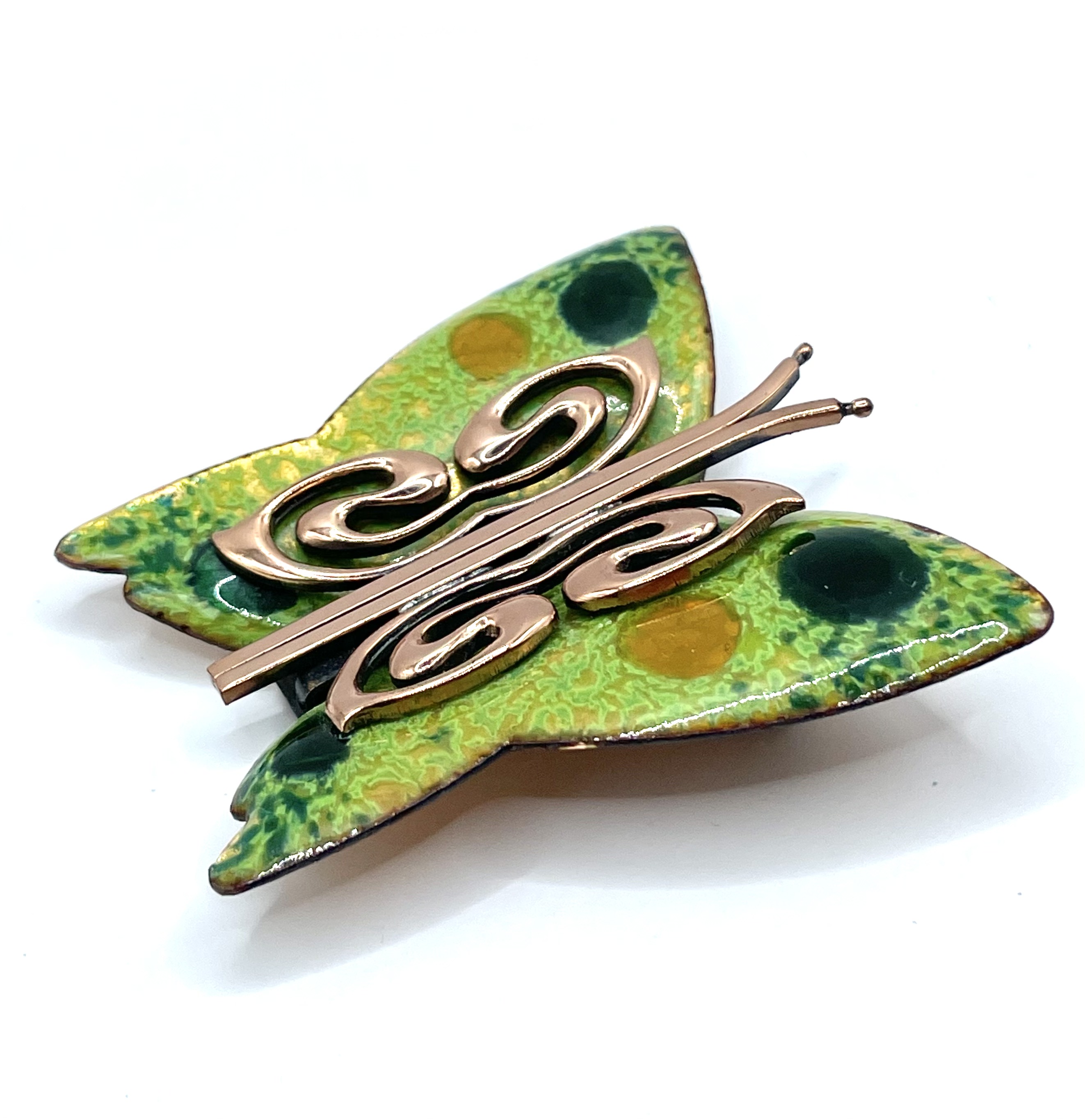 Matisse copper butterfly brooch