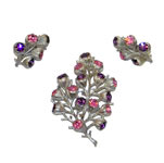 Sarah Coventry brooch and earring set