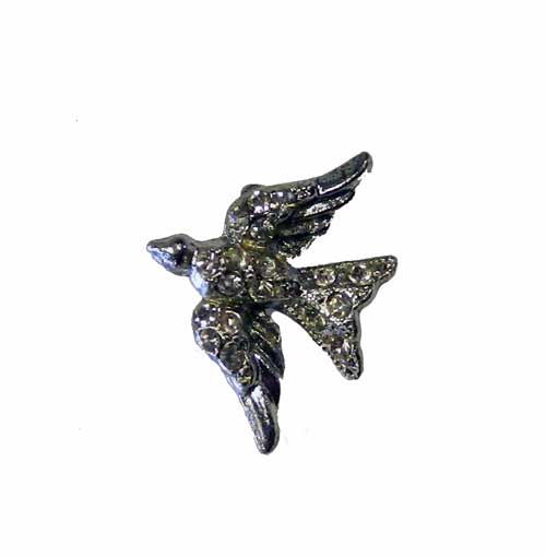 rhinestone bird brooch scatter pin