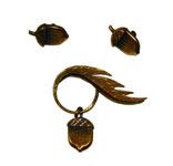 Rebajes brooch and earring set