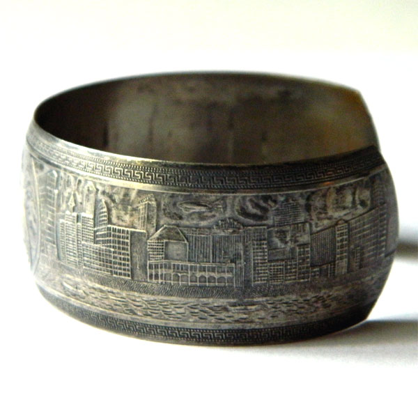 1933 Chicago Expo souvenir cuff bracelet