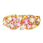 pink rhinestone bangle bracelet