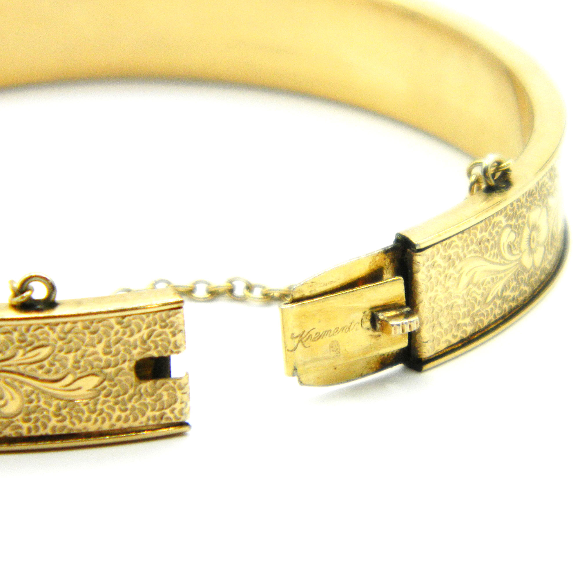 Krementz gold filled bangle bracelet