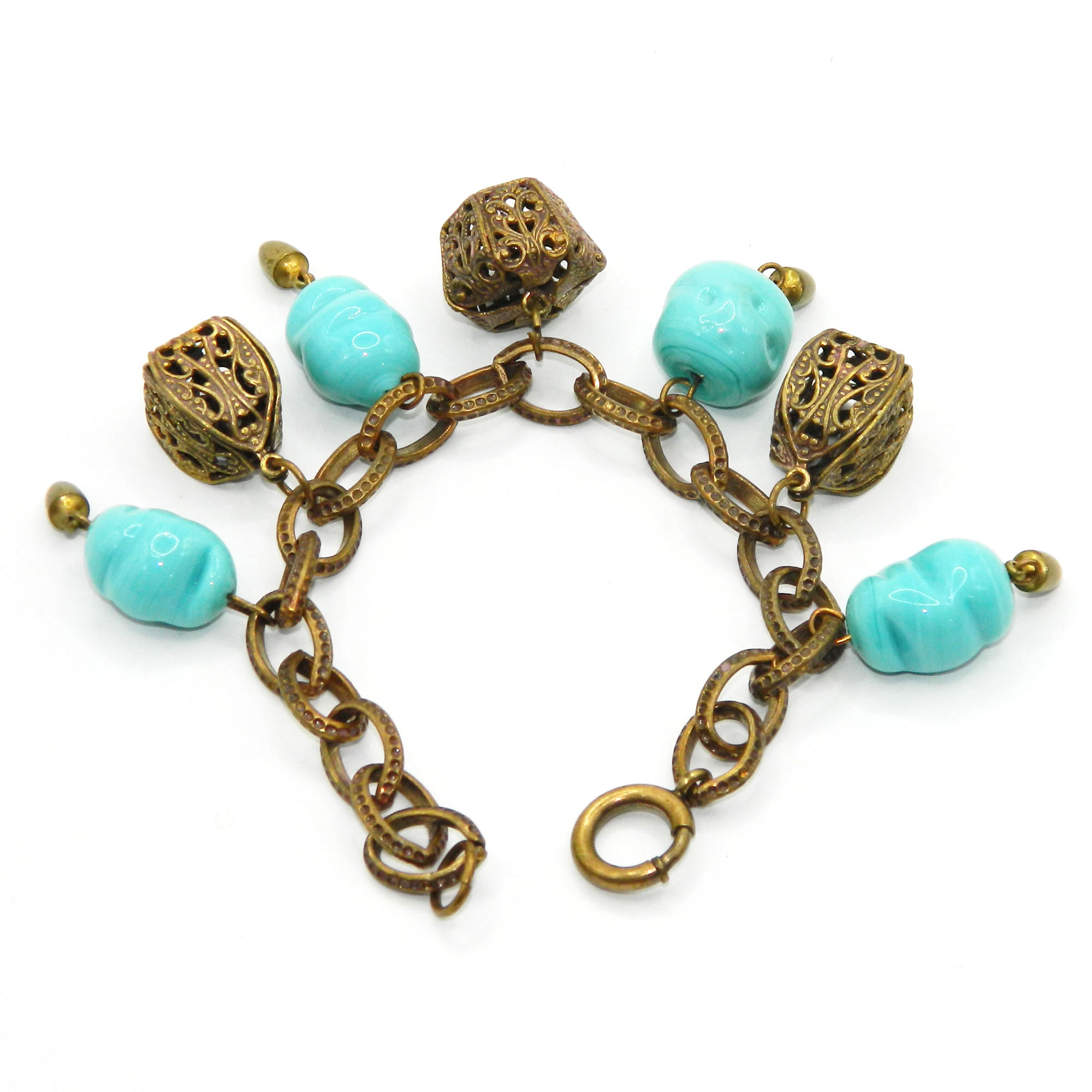 Miriam Haskell charm bracelet