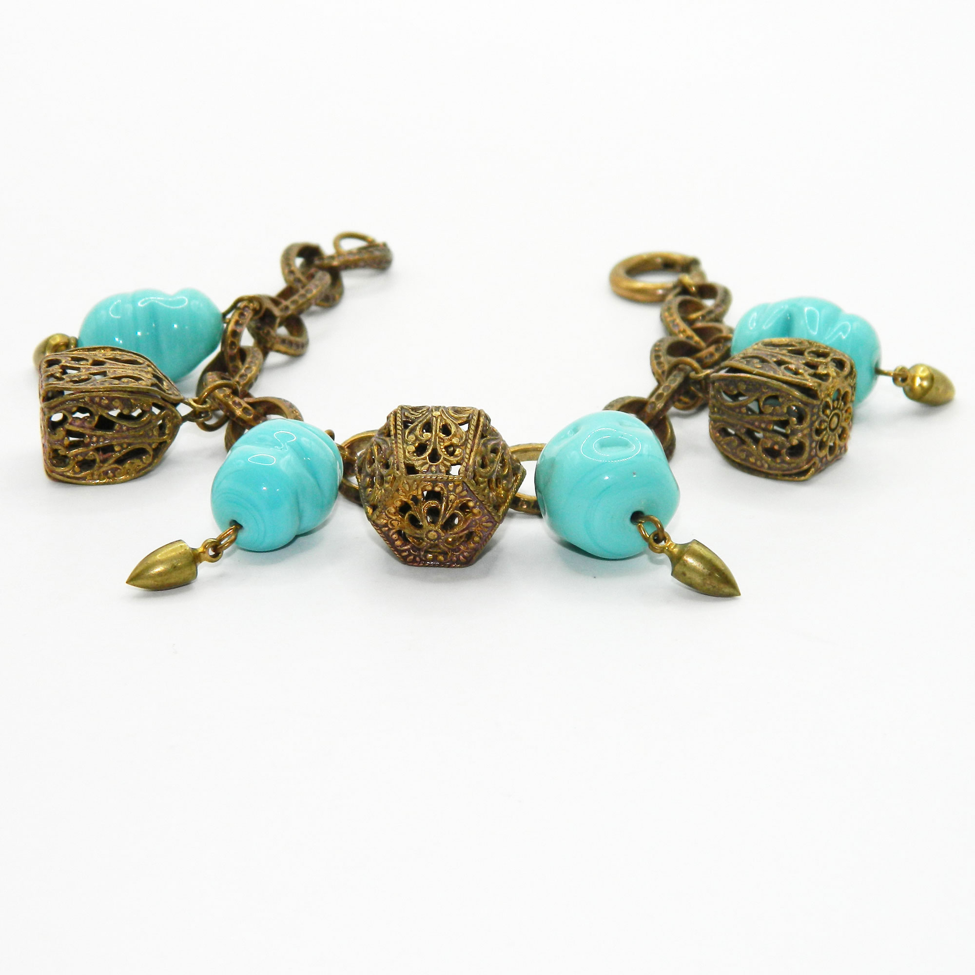 Miriam Haskell charm bracelet