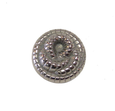 vintage silver coat button