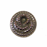 silver metal coat button