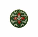 vintage 1930's Czechoslovakian glass button