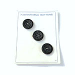 1930's black and white buttons