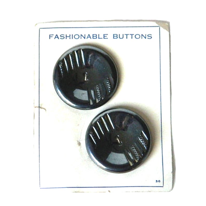 1930's large coat buttons