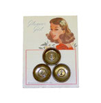 vintage 1940's coat buttons