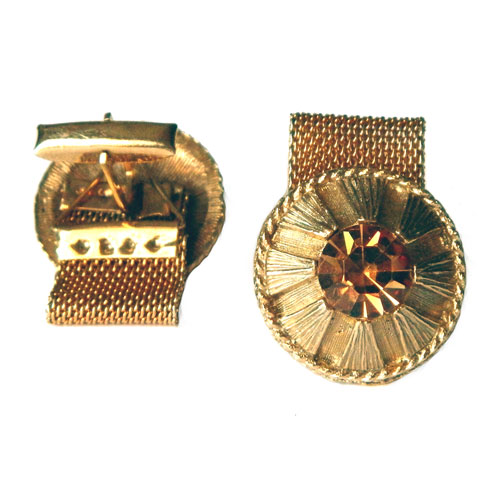 Vintage gold cufflinks