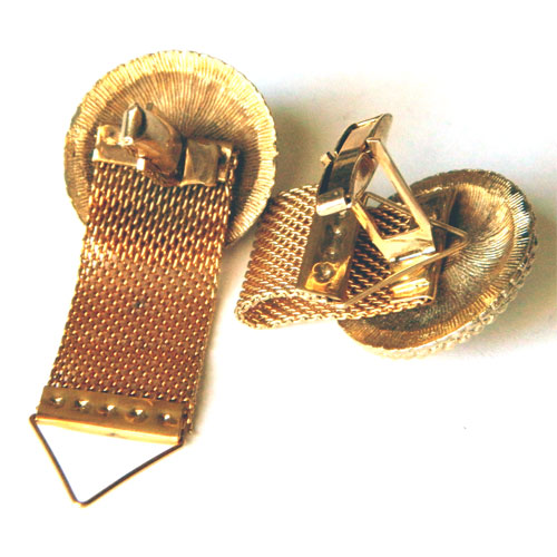 1950's gold cuff links