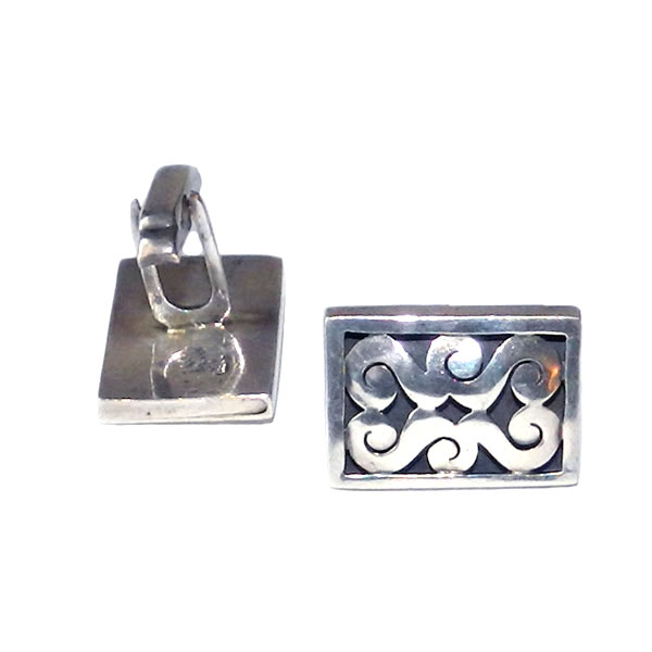1950's Mexican silver cuff links
