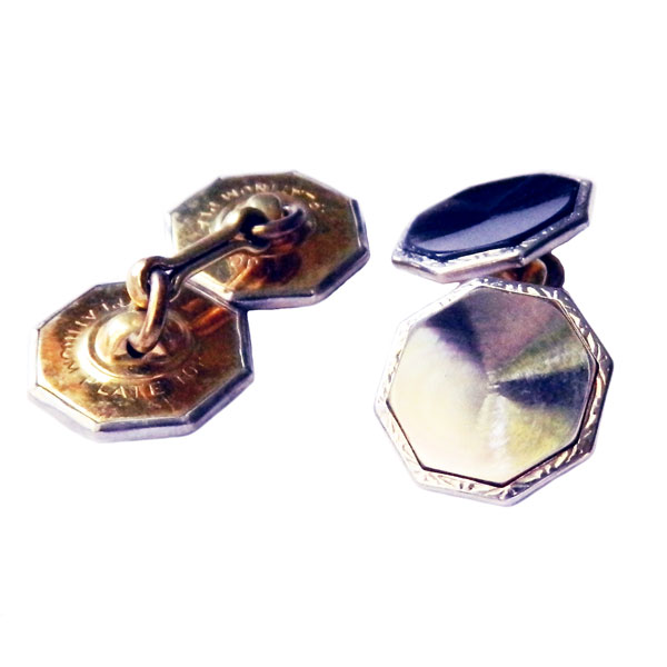 Antique mother of pearl cufflinks