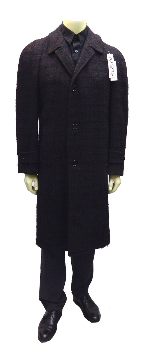 1960's wool bouclé men's overcoat
