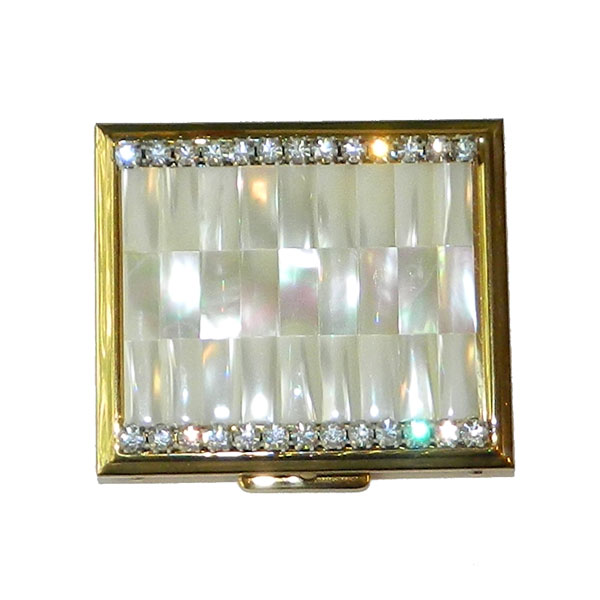 1950's mother of pearl compact